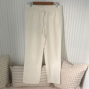 Women’s Linen Straight Leg Pants Size Medium